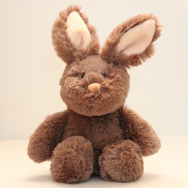 Cuddly Toy Hare Dark Brown 20cm