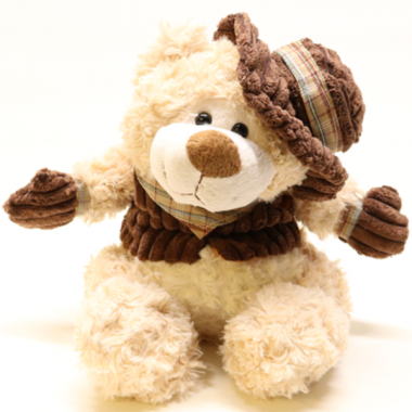 Kuscheltier Teddybär mit Hut - 24cm